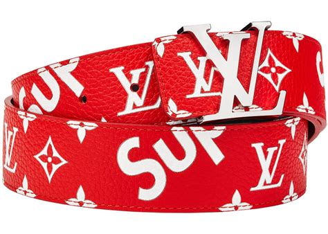 supreme x louis vuitton belt used|louis vuitton supreme foulard.